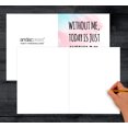 thumbnail image 5 of Koyal Wholesale Funny Mother's Day Jumbo Card With Envelope, Today Is Just Another Day, Set of 1, 5 of 5