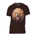 thumbnail image 1 of Camiseta de manga corta Gravity Trading Rugiente Marrón Grande, 1 of 1