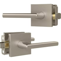 Mega Handles/ Prime Passage / 5"L x 2"W / Satin Nickel/ Lever Handle
