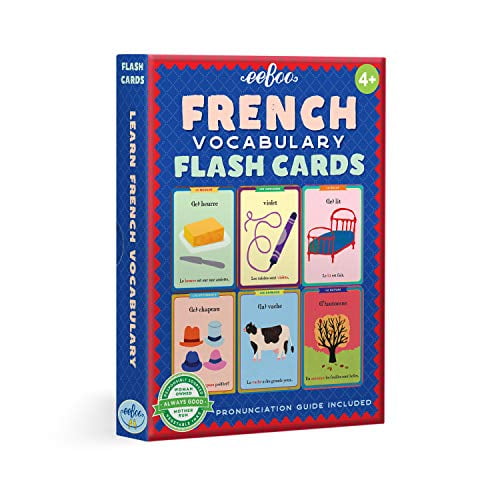 eeBoo Cartes Flash de Vocabulaire Français
