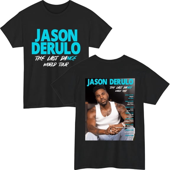 Jason Derulo Tour Shirt, The Last Dance World Tour T-shirt, Pop Music Tour T-Shirt