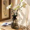 thumbnail image 4 of Artificial Flower Real Touch Lily Stem in White 34" Tall, 4 of 5
