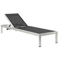 thumbnail image 3 of Ergode Shore Chaise with Cushions Outdoor Patio Aluminum Set of 6 - Silver Orange, 3 of 5