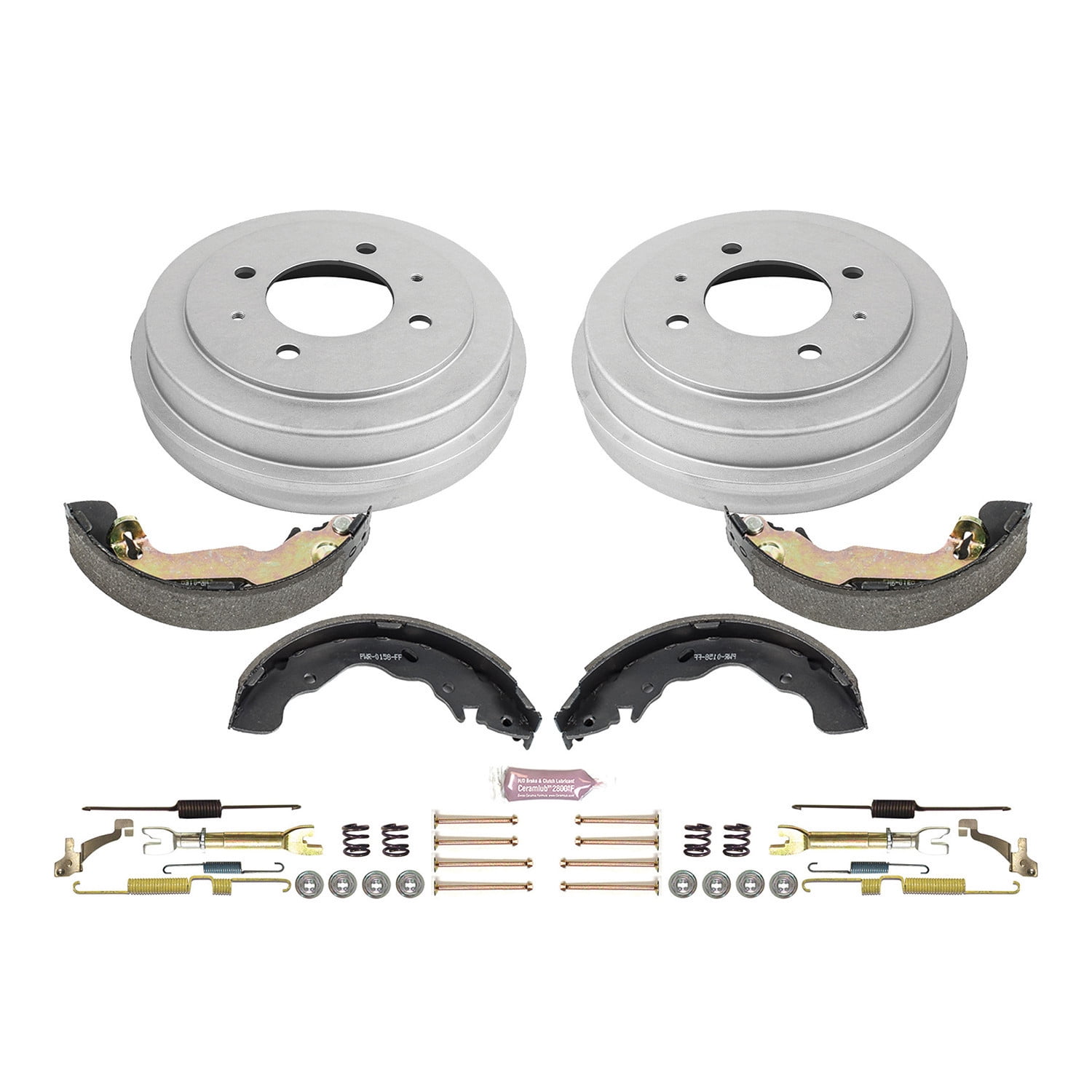 Power Stop Rear Stock Replacement Drum and Shoe Kit KOE15338DK