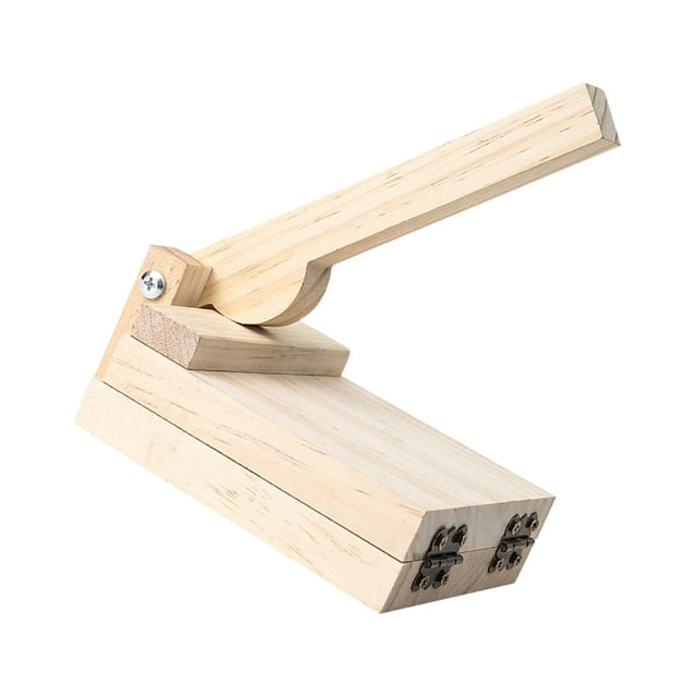 Wooden Tortilla Paste Press Manual Dumpling Presser Pizza Maker Accessories Home Restaurant Baking Square