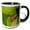 Black/White, variant on 3drose, Tortoise Shell Beetle Insect, Costa Rica - Sa22 Rsp0022 - Rob Sheppard, 11oz Two-tone Black Mug