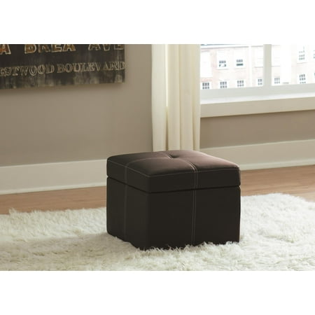 UPC 029986207104 product image for Delaney Small Square Storage Ottoman, Multiple Colors - Black | upcitemdb.com