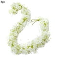 thumbnail image 2 of Artificial Cherry Blossoms Rattan Garland Hanging Decor for Indoor Home Firep Christmas Thanksgiving Party Wedding Decoration, 2 of 6