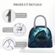 thumbnail image 4 of Balery Undersea Shark Bolsa de Almuerzo para Mujeres, Caja de Almuerzo, Bolsa de Almuerzo Pequeña Impermeable, Tote de Almuerzo Reutilizable con Gran Capacidad, 4 of 6