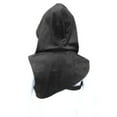 thumbnail image 5 of Weikingp Fascinators Hats for Women Retro Fashion Solid Punk Button Faux Leather Windproof Hooded Cap Hats for Men Hats for Women Mens Hats (Clearance) Black PU, 5 of 5