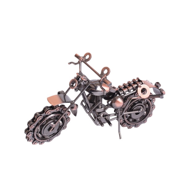 Advancent Modelo de motocicleta, adorno decorativo de Metal de hierro para motocicleta, escultura temática, de vehículo, estatua en Artesanía Bronce