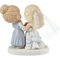 thumbnail image 4 of Precious Moments My Daughter, My Pride, A Beautiful Bride, Bisque Porcelain Figurine, Mother and Daughter, 1 Each, 4 of 5