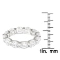 thumbnail image 6 of Sterling Silver Cubic Zirconia Round U-Shape Eternity Band, 6 of 6