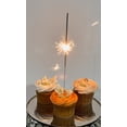 thumbnail image 3 of 24pc Pack Dessert Sparklers cake sparklers Cupcake sparklers 10 inches burns approx. 35 second - 4 packs/24 Sparklers, 3 of 3