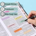 thumbnail image 4 of Mr. Pen Self-Adhesive Transparent Index Tabs, Multicolor, 1600 Count, 8 Pack, 4 of 8