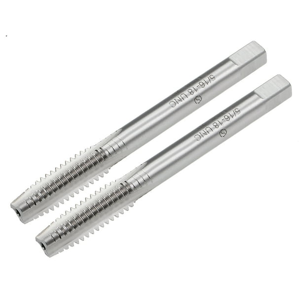 Machine Tap 5/1618 UNC Thread 2A Class 3 Flute High Speed Steel 2pcs