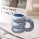thumbnail image 4 of Matsuzay Taza de cerámica para café, té, agua, tazas creativas, contenedor de desayuno, taza colorida para parejas, tazas nórdicas de oficina, regalo Teteras Púrpura Matsuzay HA081409-05, 4 of 6