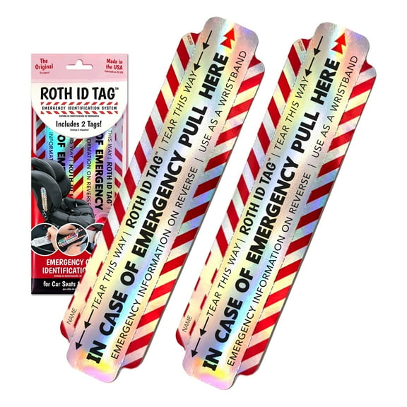 ROTH ID TAGâ„¢ Emergency Identification Kit - 2pk