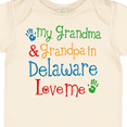 thumbnail image 4 of Inktastic Delaware Grandma Grandpa Love Me Boys or Girls Baby Bodysuit, 4 of 5