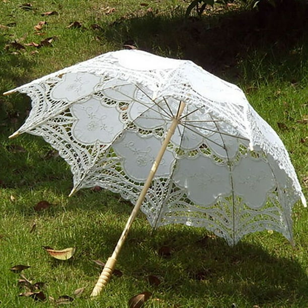Ivory lace umbrella online parasol