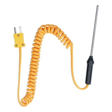 

Temperature Probe Easy To Carry Insulated K Type Thermocouple Anti Electric Leakage For Mobile Operations For Processing Site 3x200mm 3x80mm