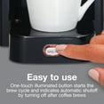 thumbnail image 5 of Proctor Silex Single Serve Coffee Maker, Compatible with Ground Coffee & Pods, Black, 5 of 9