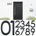 thumbnail image 6 of 4inch/10cm 3D Black Self-Adhesive For Home Mailbox Hotel Address 0 To 9 Door Label Number Plate Sign Numeral Tag NUMBER 6, 6 of 8