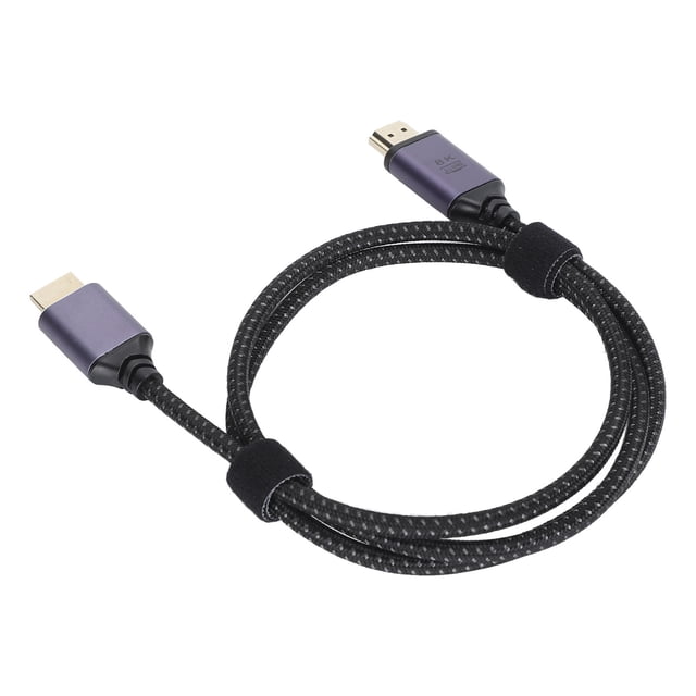 Connector, HDTV 2.1 Video Cable UHD 8K 60Hz 48Gbps High Speed HD Multimedia Interface Adapter Cable with LED Indicator for Laptop HDTV