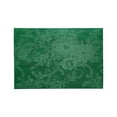 thumbnail image 2 of Elrene Home Fashions Poinsettia Elegance Jacquard Holiday Placemat, Green, 13" x 19", 2 of 4