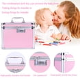 thumbnail image 4 of Medicine Lock Box with Code Combination Security Storage Box Pink for Jewelry, Office, Cosmetic（7.25"x7.75"x10"), 4 of 7
