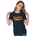 thumbnail image 4 of Free Agent Sports Team Fanatic Club Womens Slim Fit Graphic Tee Brisco Brands M, 4 of 5