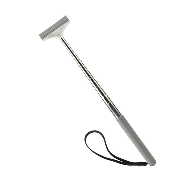 Limpiador de espejos laterales universal para coche, herramienta de limpieza resistente al desgaste y fácil de usar. Gris claro