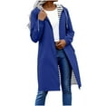 thumbnail image 2 of Frostluinai Womens Long Raincoat with Pockets Waterproof Oversized Hooded Rain Trench Coats Zip Up Lightweight Windbreaker Jackets, 2 of 8