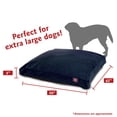 thumbnail image 3 of Majestic Pet | Villa Velvet Rectangle Pet Bed For Dogs, Removable Cover, Navy, Extra Large, 3 of 6