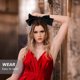 thumbnail image 1 of KALLORY Con Gran Negro Para Mujer Estilo Para Bodas Fiestas Y Uso Diario, 1 of 8