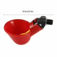 thumbnail image 2 of PCS in Chicken Drinker, Automatic Cups Automatic Chicken Stainless Steel Water Horizontal Side Nipples Chicken Poultry Rabbit Drinker Drinker Nipple Screw Water Bowl, 2 of 5