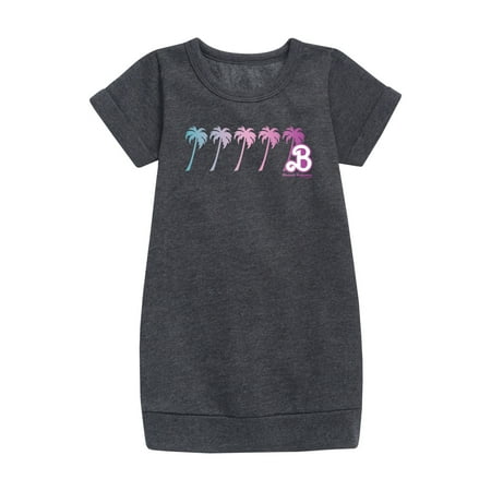 

Barbie - Palm Trees - Dream Summer - Toddler And Youth Girls Fleece Dress