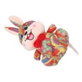 thumbnail image 3 of New Year Bunny Doll, Soft Bright Color Exquisite Stuffed Bunny Toy Delicate  For Home For Adult Bunny, 3 of 8