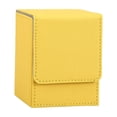 thumbnail image 3 of HILABEE Card Deck Boxes Trading Card Storage Box for Sports Cards Trading Card Games Yellow, 3 of 9
