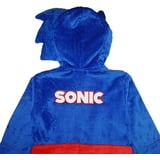 Sonic The Hedgehog Character Boys Blue Bathrobe Costume Plush Robe ...