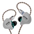 thumbnail image 1 of Auriculares intrauditivos Controlador dinámico dual Auriculares con cancelación de ruido Computadora Teléfono móvil Auriculares Verde Normal seitruly EL5024-01B, 1 of 2