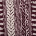 thumbnail image 4 of Design Imports CAMZ38830 Couverture à Rayures Tressées Mûre, 4 of 5