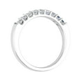 thumbnail image 2 of 1/2 Carat Princess Cut Diamond Wedding Band Ring in 14K White Gold - IGI Certified (Ring Size 10), 2 of 7