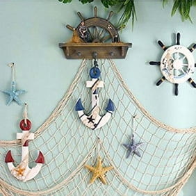 Fishing Net Decoration Nylon Nautical Fish Netting For Wall Decor Crafts Party Accessories Or Props Kids Room Black By Wakeman Outdoors Walmart Com Walmart Com
