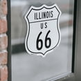 thumbnail image 4 of Illinois Route Marker Shield Sign Us 66 (5 Pack) 6 inch X 6 inch Shield Shaped Heavy Duty 3.2 mil Vinyl Decals Weather Resistant, UV Protected for Workplace Made in the USA, 4 of 6