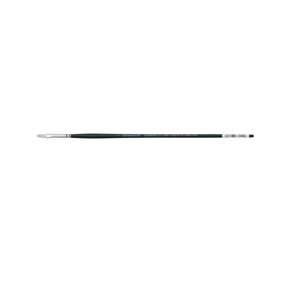 Grumbacher Gainsborough Filbert Oil and Acrylic Brush, Hog Bristle, Size 1 (1271T.1)