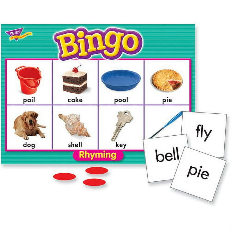 Trend Rhyming Bingo Game - Theme/Subject: Learning - Skill Learning: Vocabulary, Spelling, Rhyming, Word - 4 Year & Up - Multi Trend Rhyming Bingo Game - Theme/Subject: Learning - Skill Learning: Vocabulary, Spelling, Rhyming, Word - 4 Year & Up - Multi