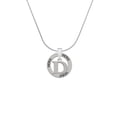 thumbnail image 2 of Delight Jewelry Silvertone Large Initial - D - Hero Ring Charm Necklace, 18", 2 of 4