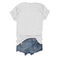 thumbnail image 4 of WEAIXIMIUNG T-Shirts pour Femmes Graphiques Ajustés T-Shirt Drôle pour Femmes à Imprimé Pingouin, 4 of 5