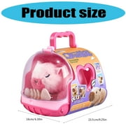 Misright Electric Pet Capybara Walking Plush Dolls Toy for Children with Realistic Sound